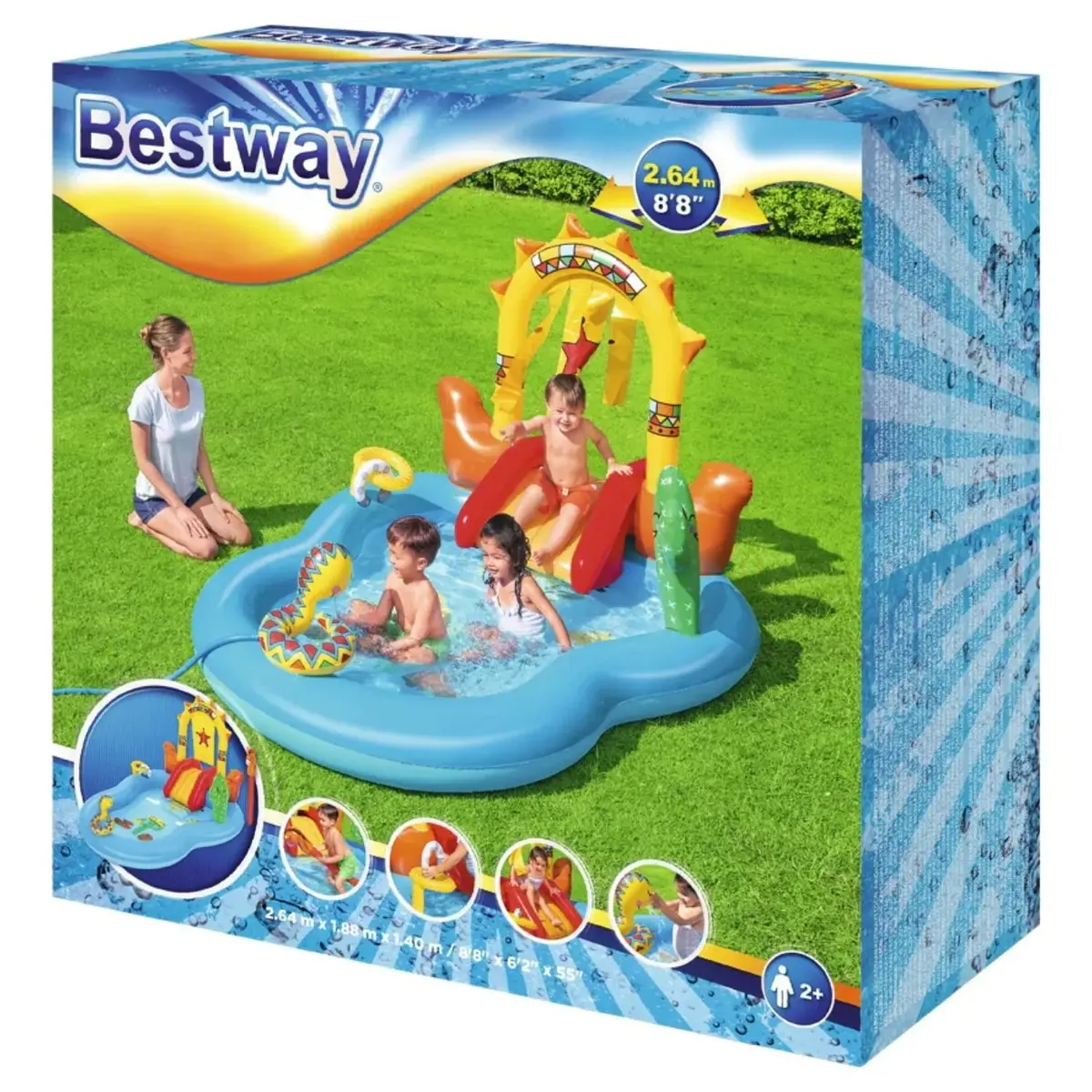Bestway Oyun Havuzu 264x188x140 cm