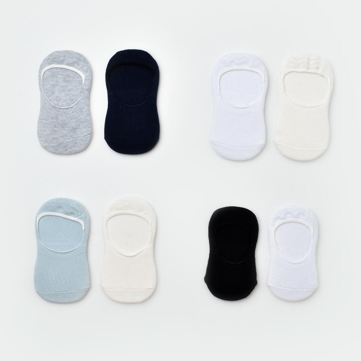 Bibaby Organik Babet Çorap 2li Basic Lacivert - Gri