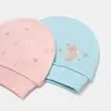 Bibaby Organik Şapka 2li Always Happy Gül Kurusu - Mint