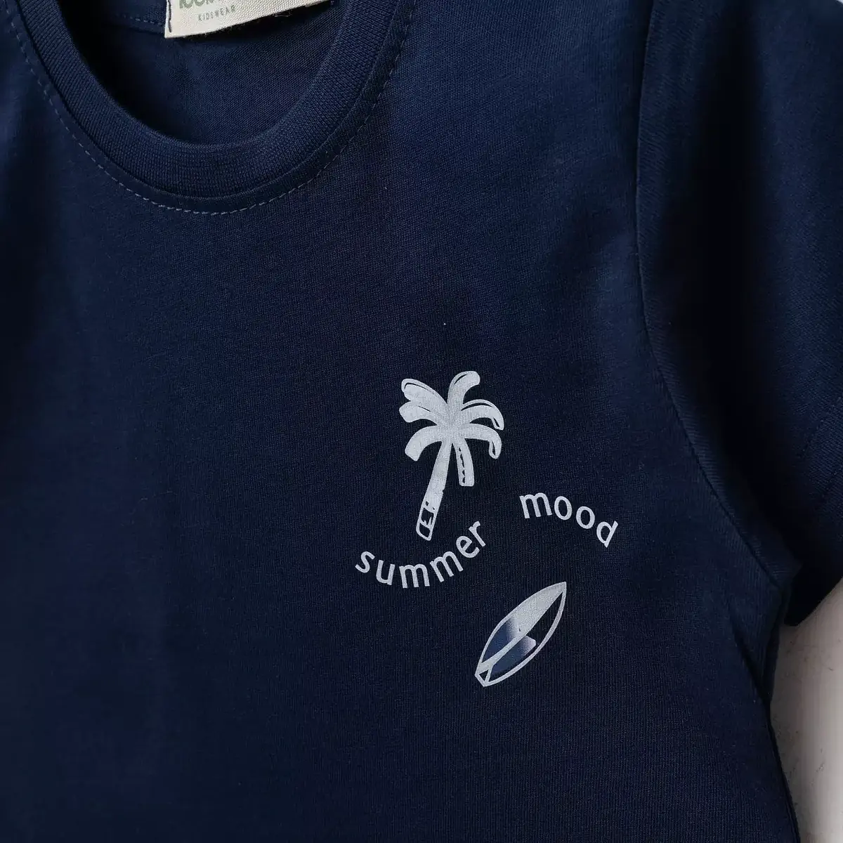 Bebolly 2li Takım Summer Mood Baskılı Lacivert