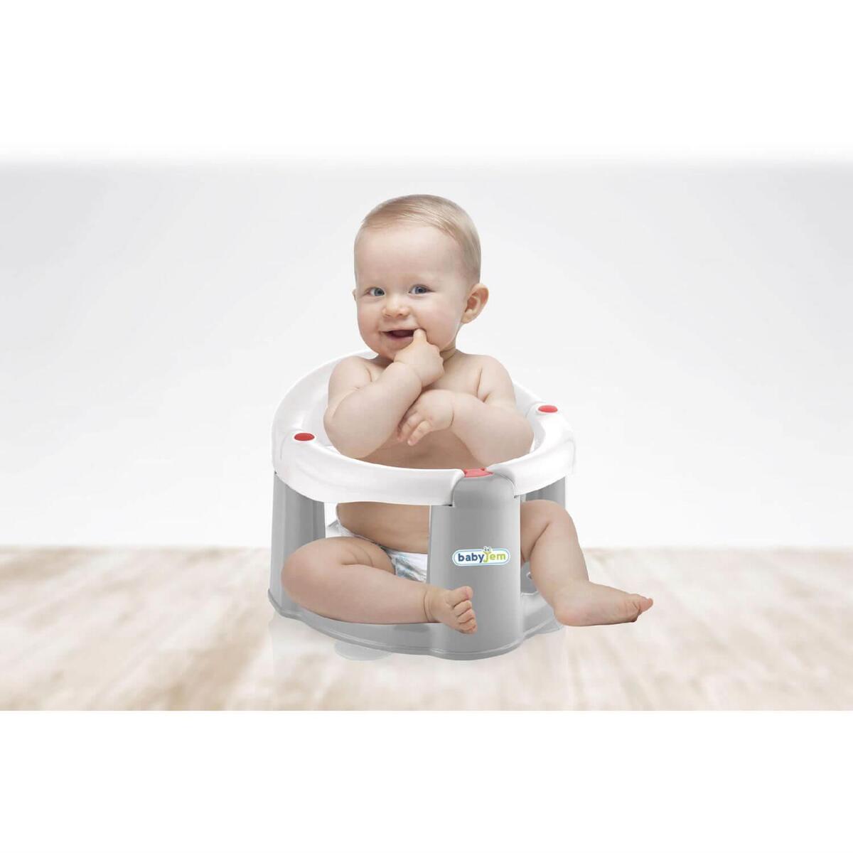 Babyjem Önden Açılır Bebek Banyo&Mama Oturağı Beyaz