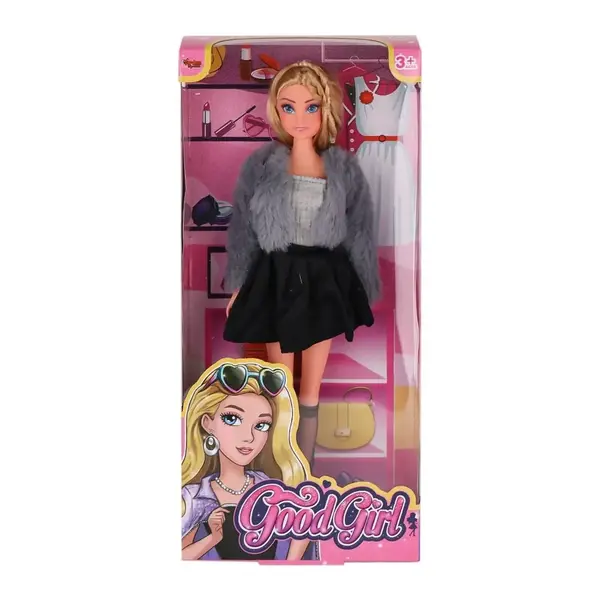 Vardem Kutulu 29Cm Kürk Ceketli Elbiseli Bebek