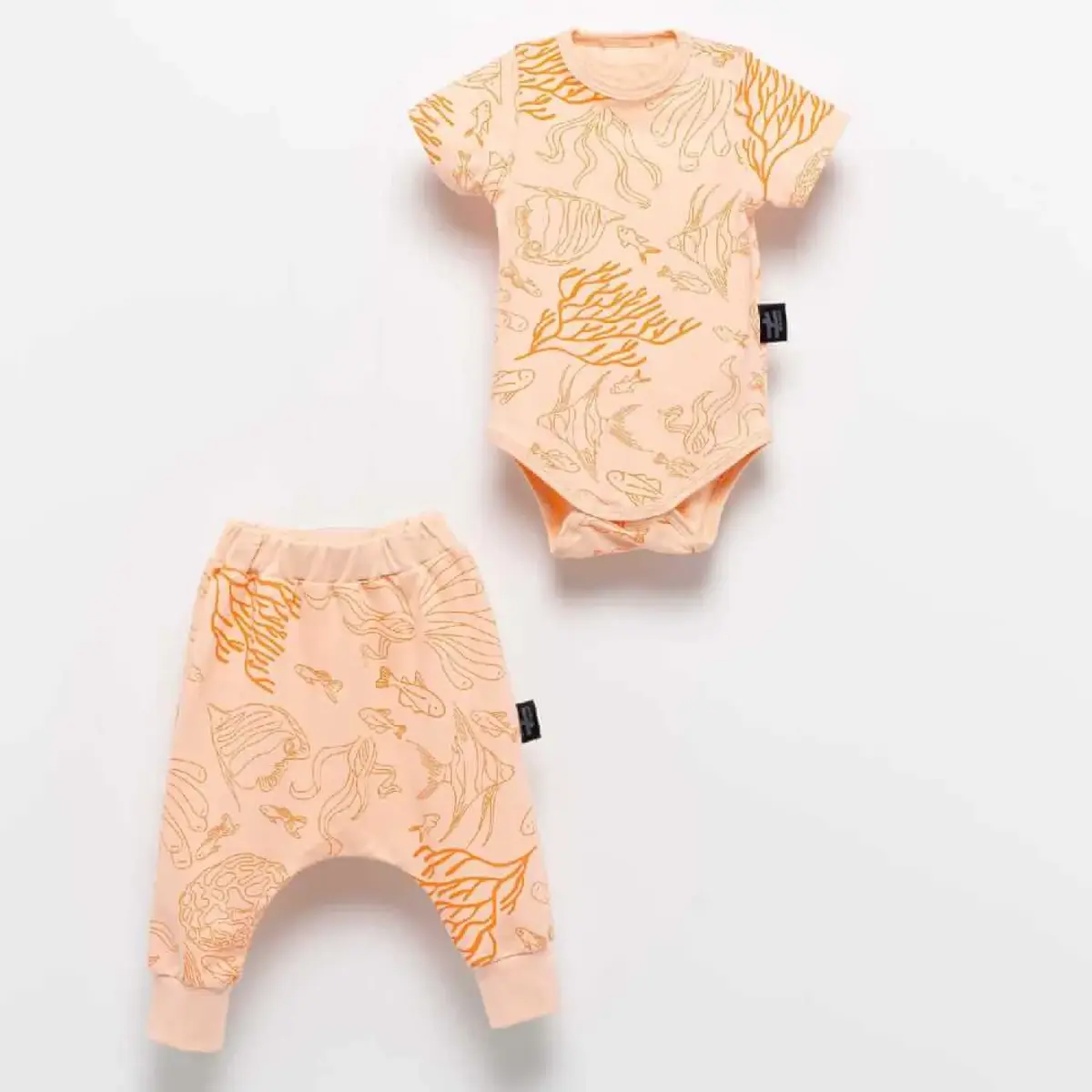 Moi Noi Bodyli 2li Takım Somon Moi Noi Bodyli 2li Takım Somon