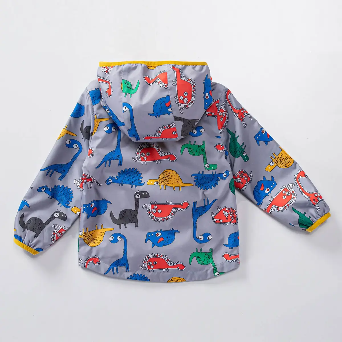 Midimod Yağmurluk Dinazor Baskılı Gri