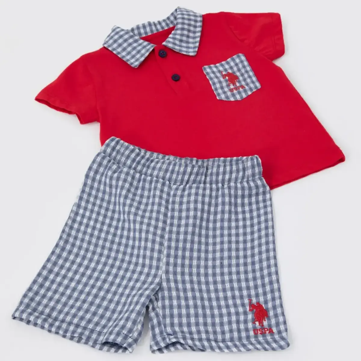 U.S. Polo 2li Takım T-Shirt Kırmızı