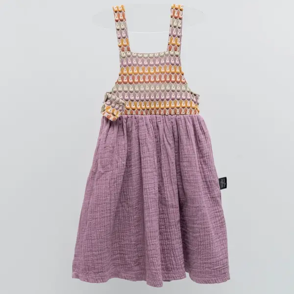 Moi Noi Elbise Müslin Mor