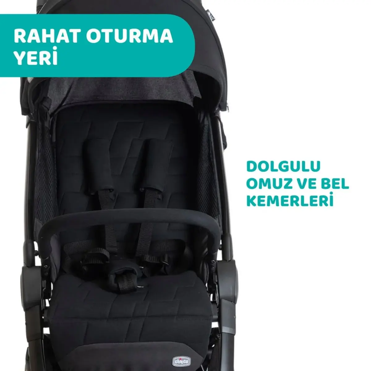 Chicco We Bebek Arabası Black