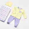 Bibaby Organik Zıbın Takımı Battaniyeli Tüllü Love You Baby Yellow Lavander