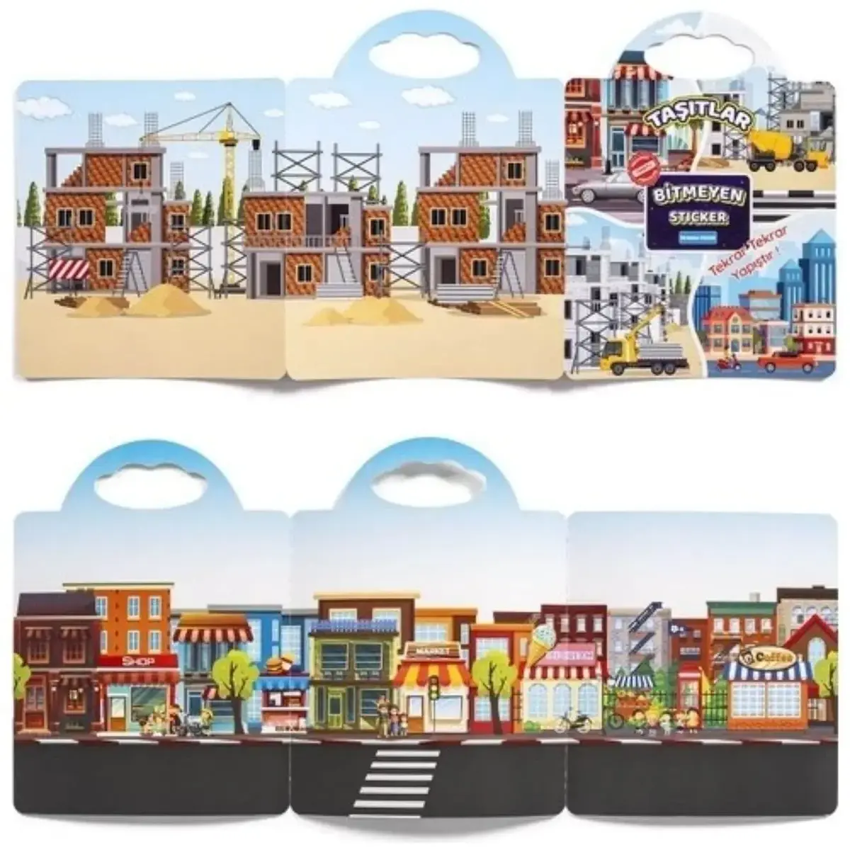 Bitmeyen Sticker Kitabım Taşıtlar