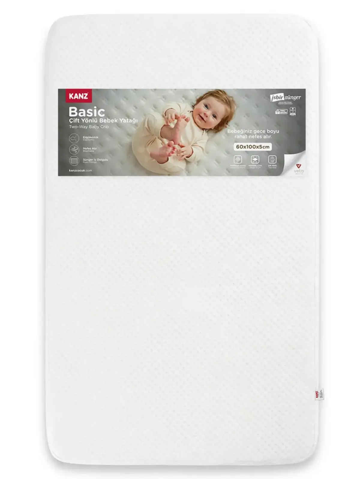 Kanz Basic Oyun Parkı Yatağı 5x60x100 cm