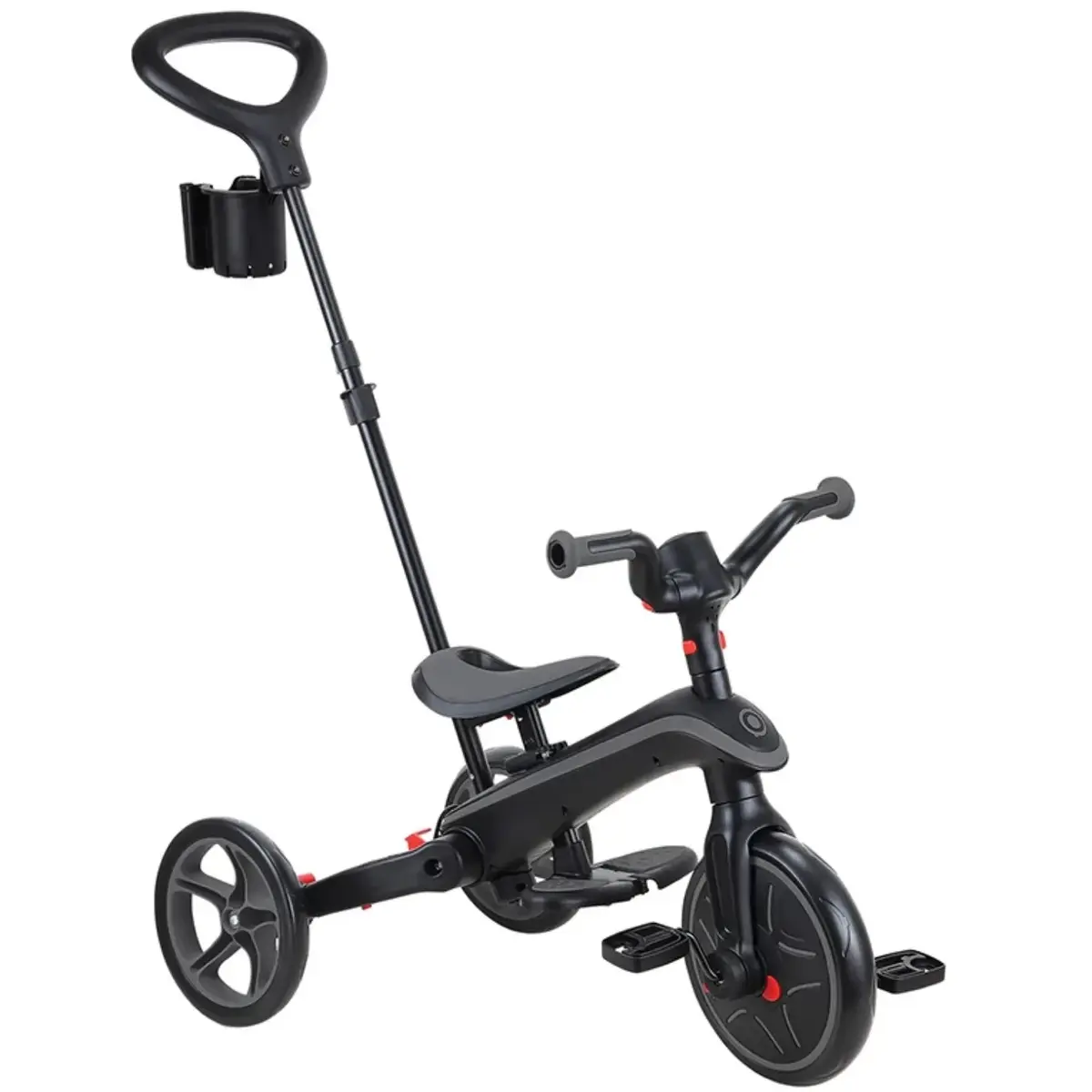 Globber Explorer 4in1 Katlanabilir Bisiklet - Siyah/Gri