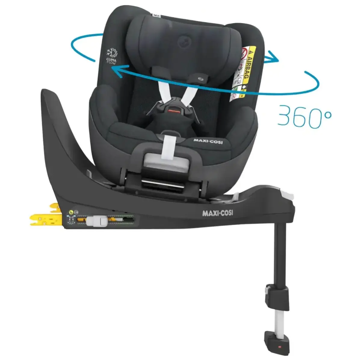 Maxi Cosi Pearl 360 Oto Koltuğu 9-18 Kg Authentic Graphite