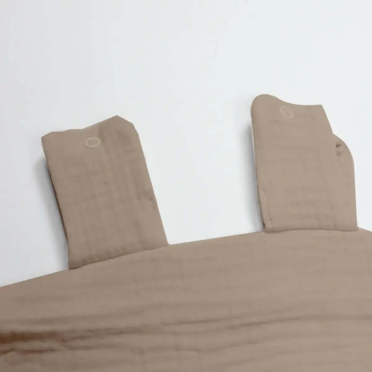 Bistyle Müslin Puset Yüz Örtüsü Fırfırlı Bej