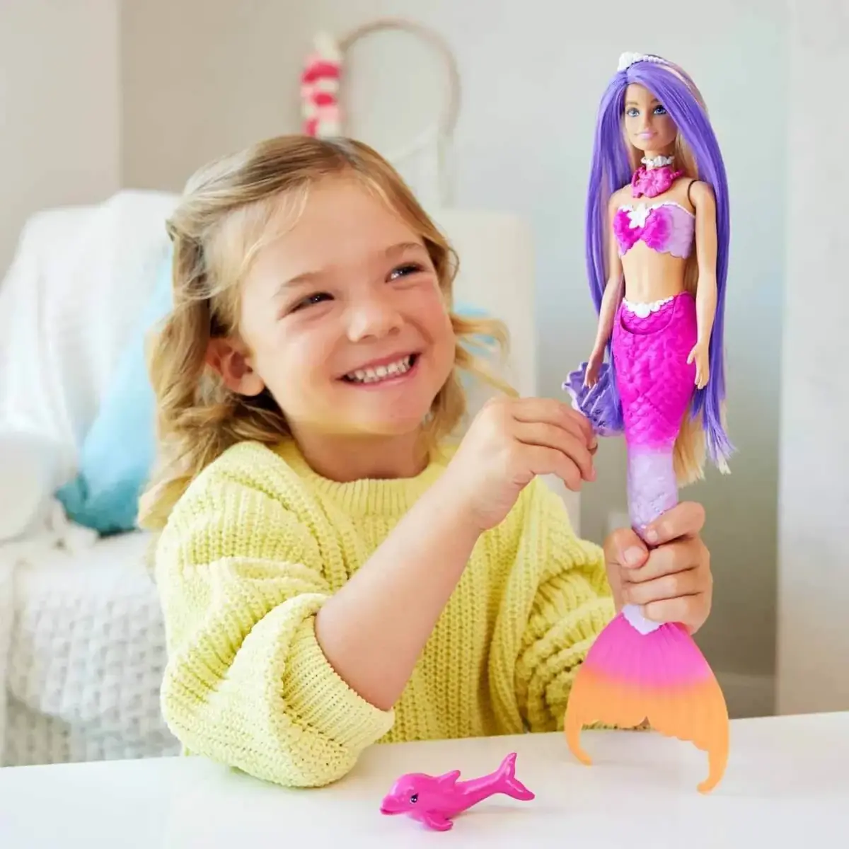 Barbie Renk Değiştiren Deniz Kızı ve Aksesuarları