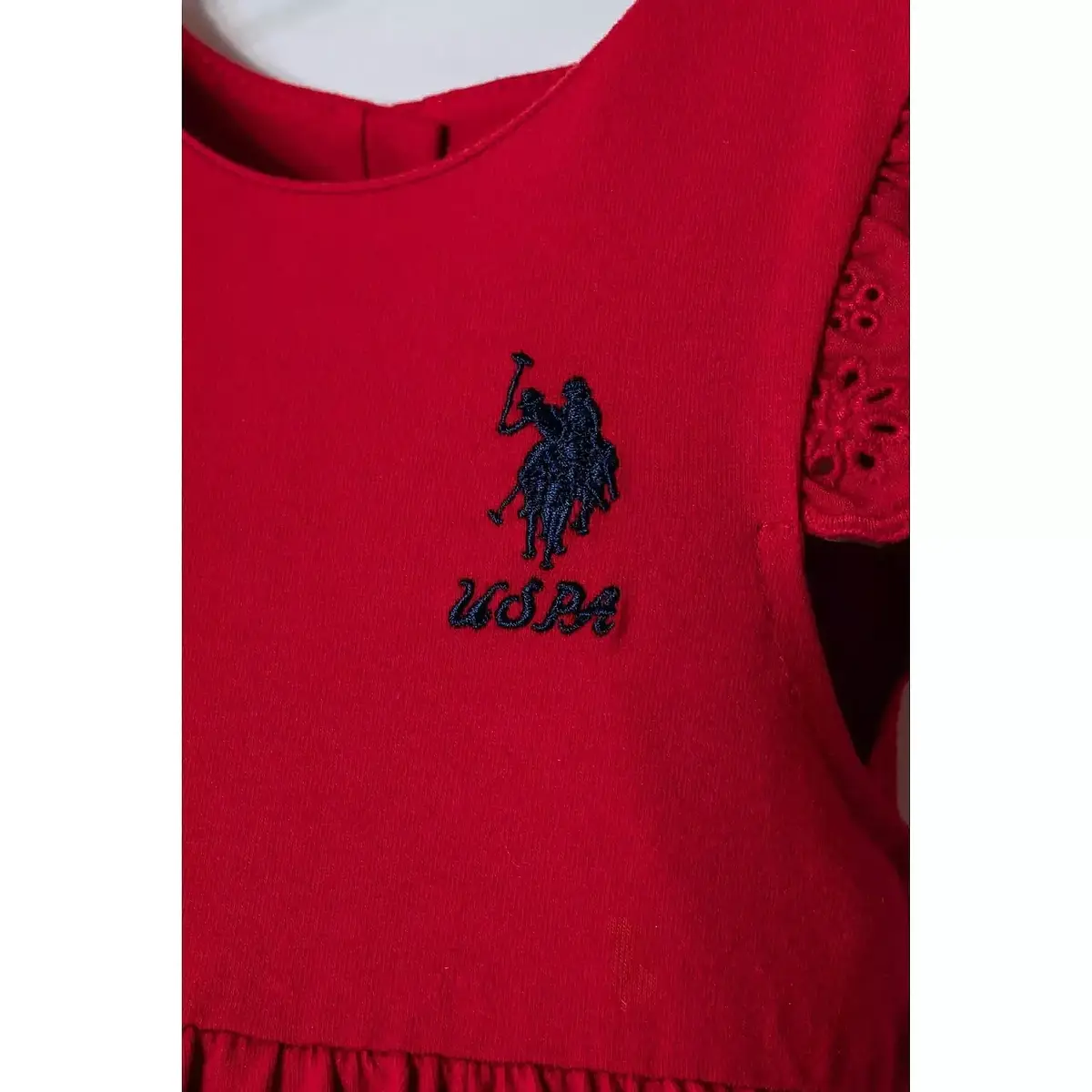 U.S. Polo Elbise Fistolu Kırmızı