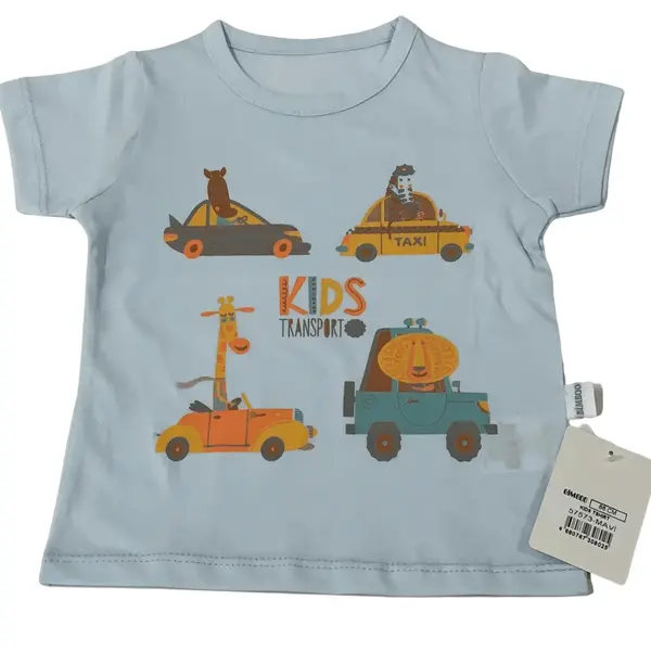 Bibaby T-Shirt Bimboo Kids Mavi