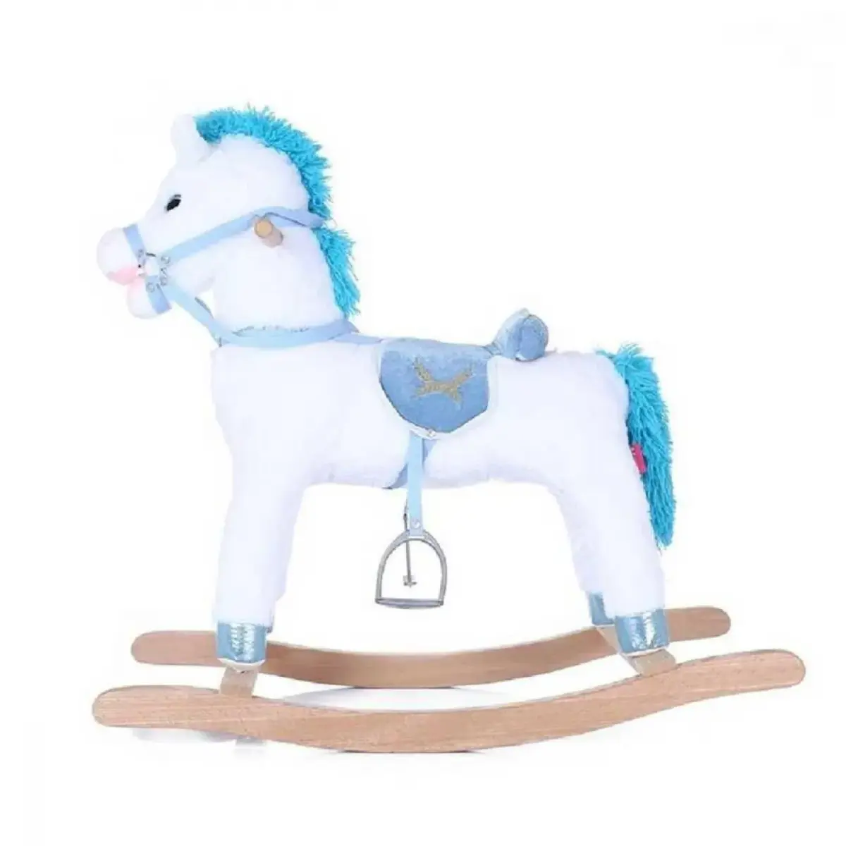 Selay Sallanan At 65 Cm Beyaz-Mavi