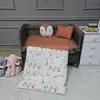 Yuar Baby Oyun Parkı 5 Parça Uyku Seti Somon Tavşan