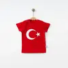 Winimo T-Shirt Ay Yıldız Baskılı Kırmızı