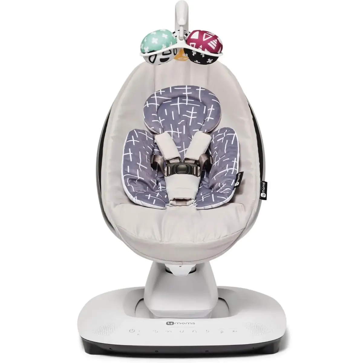 4moms MamaRoo 5.0 Çift Yönlü Yenidoğan Destek Pedi Dark Grey Plus