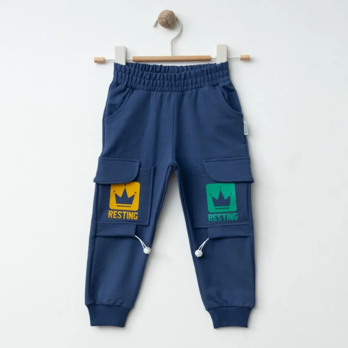 Winimo Eşofman Altı Resting Baskılı İndigo Winimo Eşofman Altı Resting Baskılı İndigo