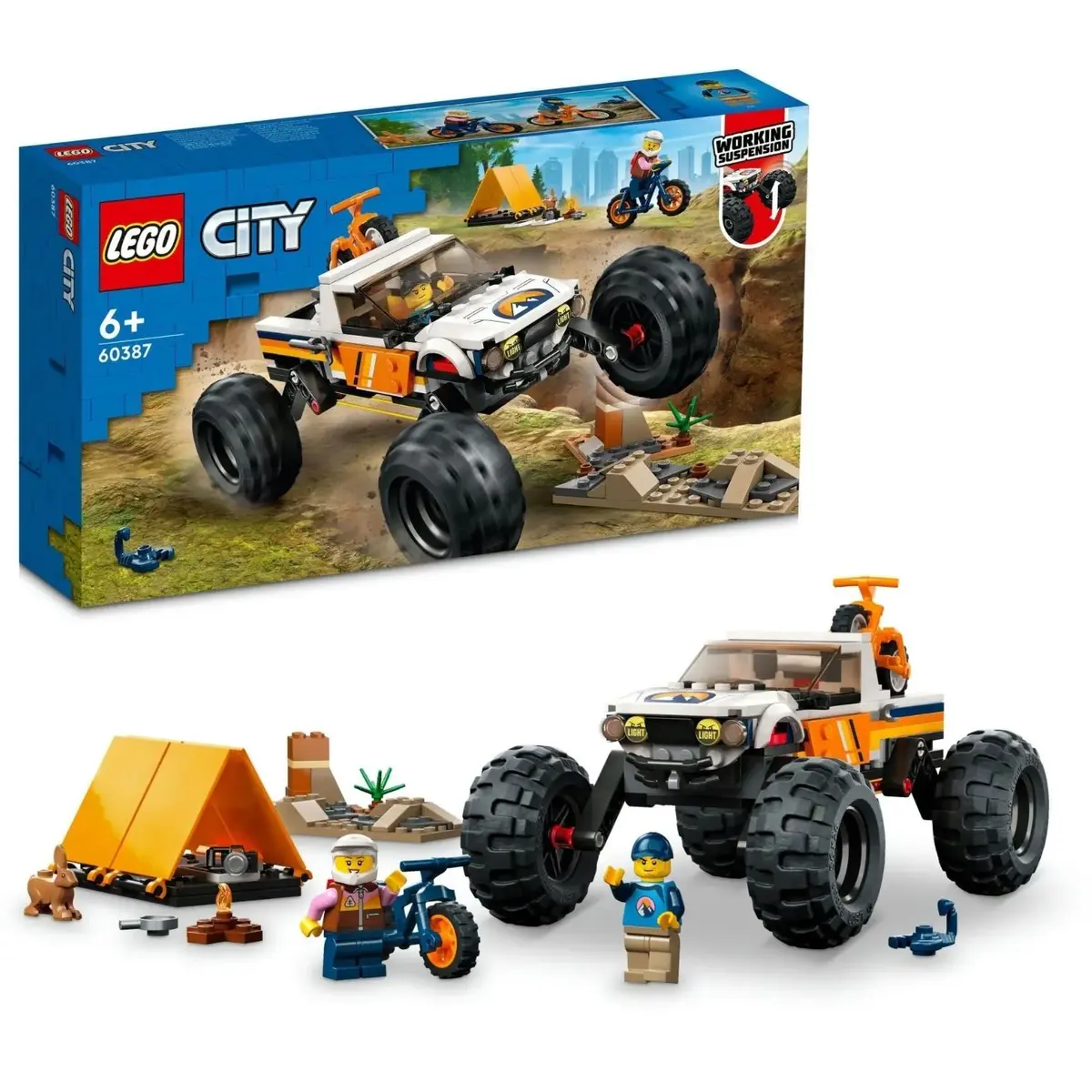 LEGO City 4x4 Arazi Aracı Maceraları Oyuncak Yapım Seti 60387