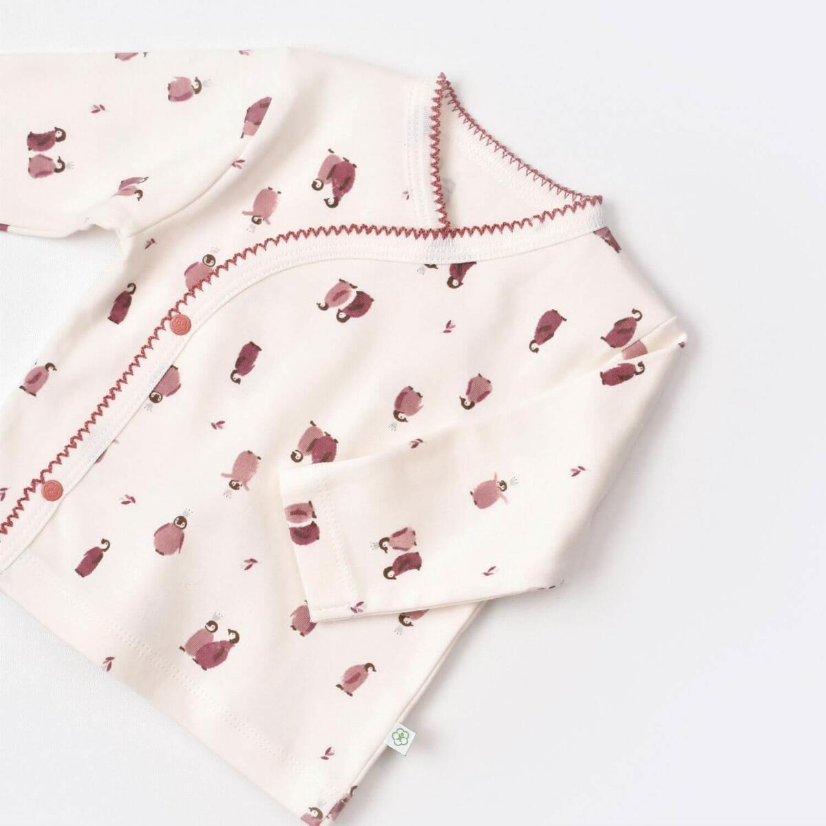 Bibaby Organik Zıbın Takımı 3lü Little Love Rose Dry