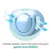 Mamajoo Ortodontik Silikon Emzik Sterilizasyon & Saklama Kutusu 6Ay+ Powder Blue 2li