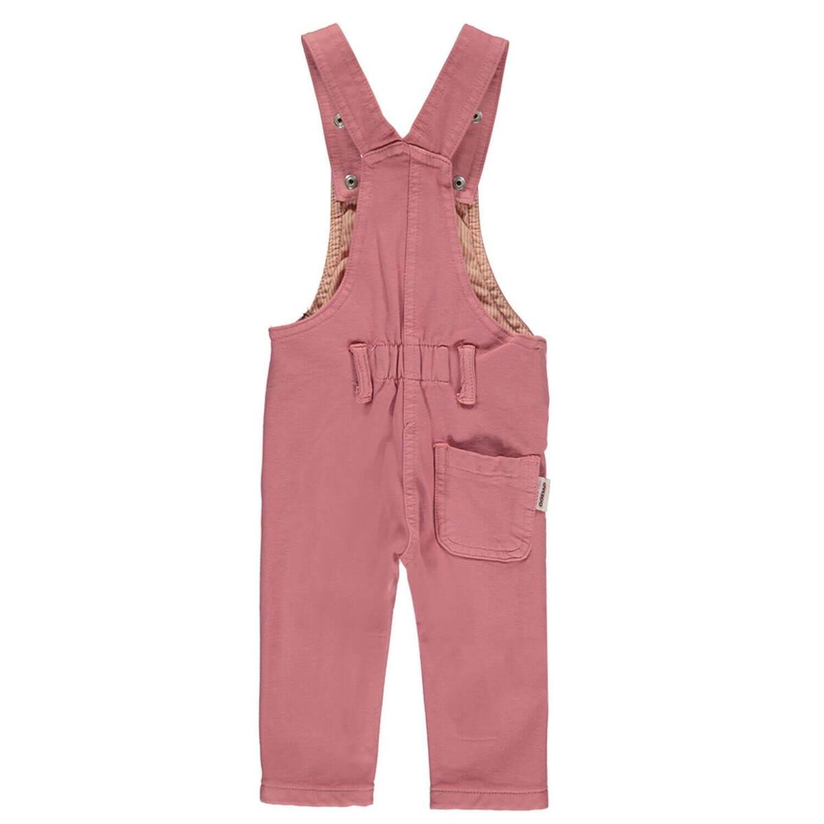 Overdo Salopet Renkli Tavşan Nakışlı Nar Çiçeği