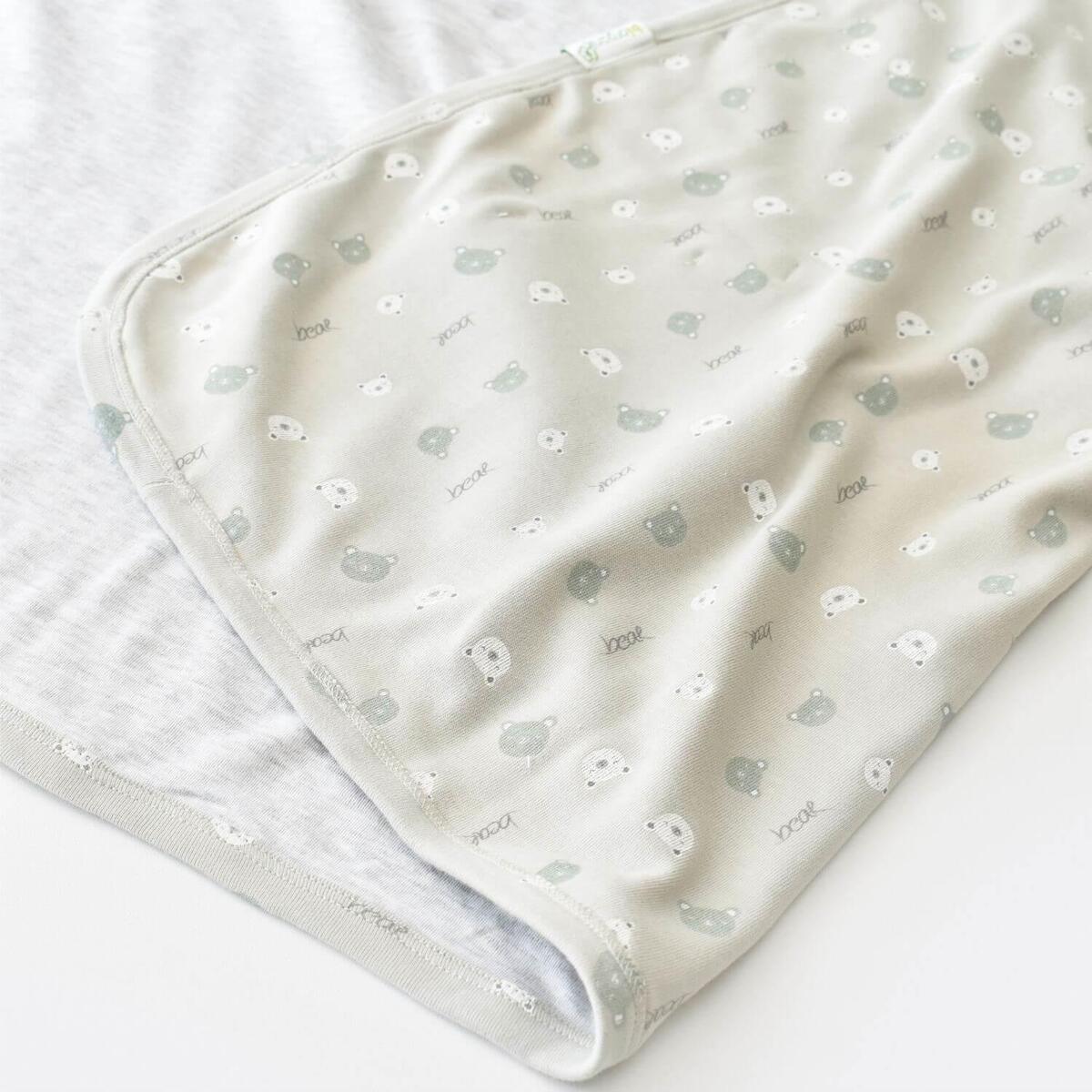 Bibaby Organik Battaniye Hug Me Bear Kar Melanj