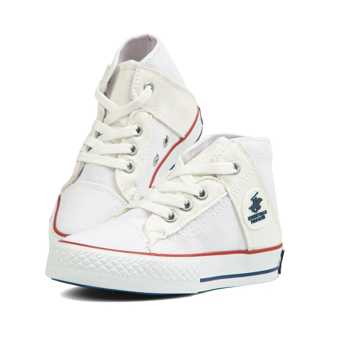 Beverly Hills Polo Club Ayakkabı Spor Patik Suni Deri Beyaz