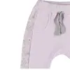 Bibaby Organik Pantolon Patiksiz Lady Animals Ekru - Pembe