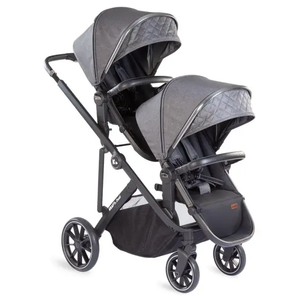 Kraft Dual İkiz Bebek Arabası Dark Grey