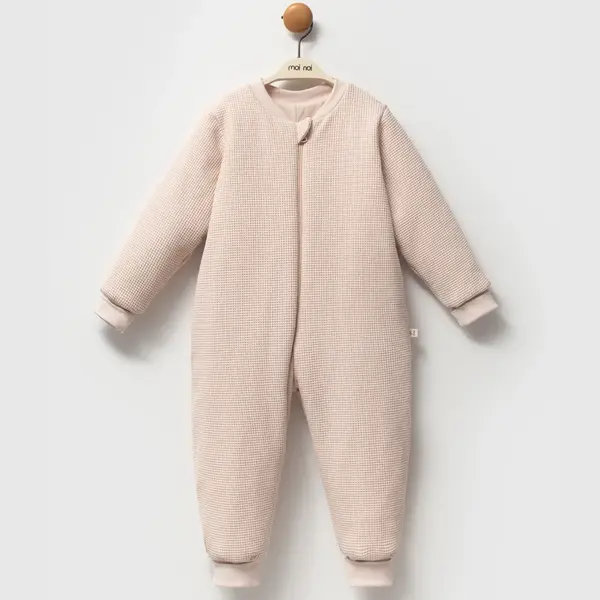 Moi Noi Uyku Tulumu Çoraplı 2,5 Tog Waffle Bej