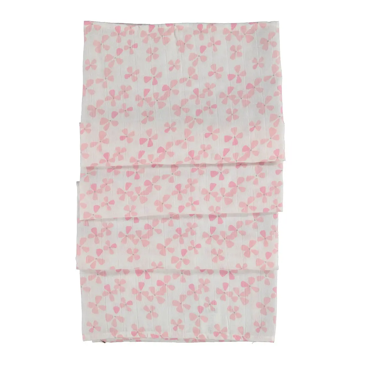 Bibaby Müslin Battaniye Çiçekli 90x90cm Pembe