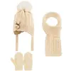 Kitti Eldiven Atkı Bere Takım 0-18 Ay Krem Asortili
