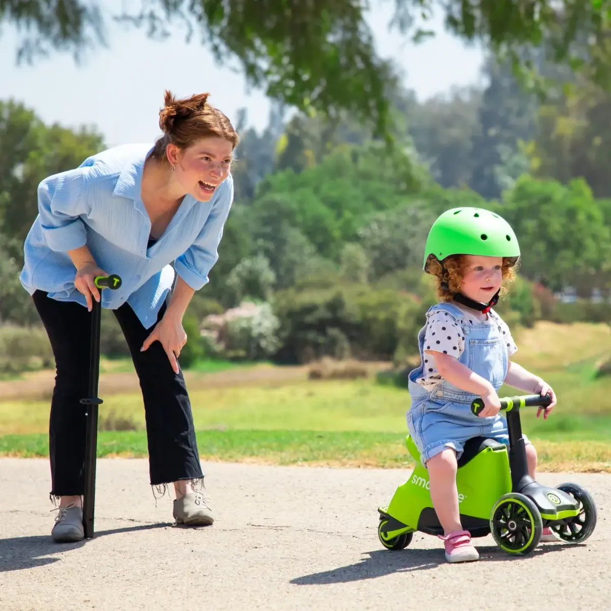 SmarTrike Xtend Büyüyebilen Ride On Scooter - Lime