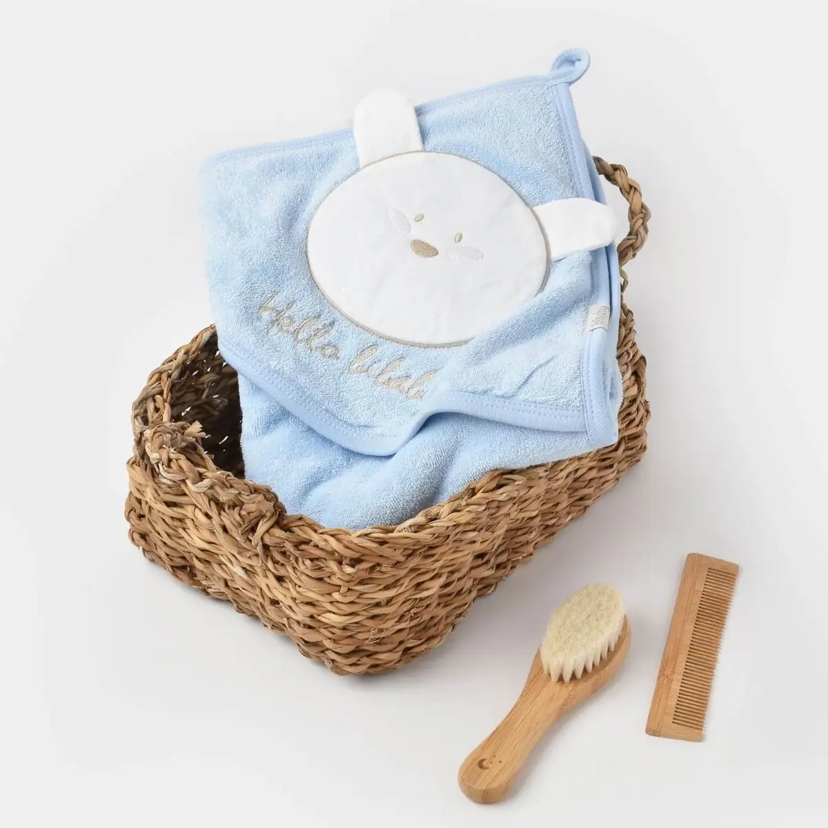 Bibaby Havlu New Hello Mavi