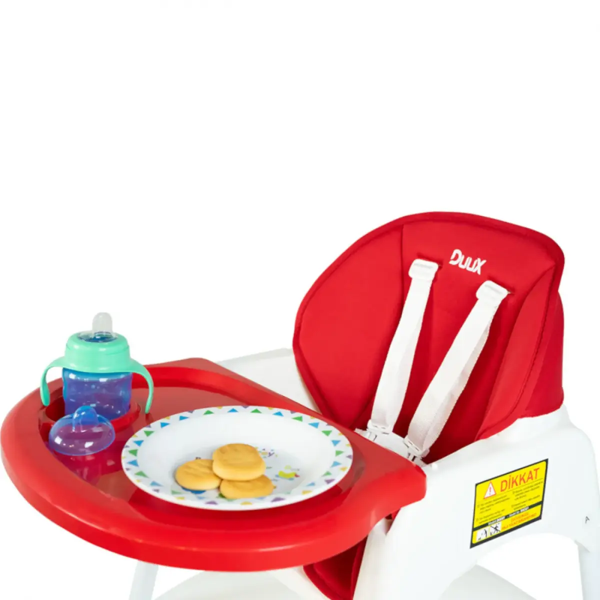 Duux Dale 3 ü 1 Arada Mama Sandalyesi Kırmızı Duux Dale 3 ü 1 Arada Mama Sandalyesi Kırmızı