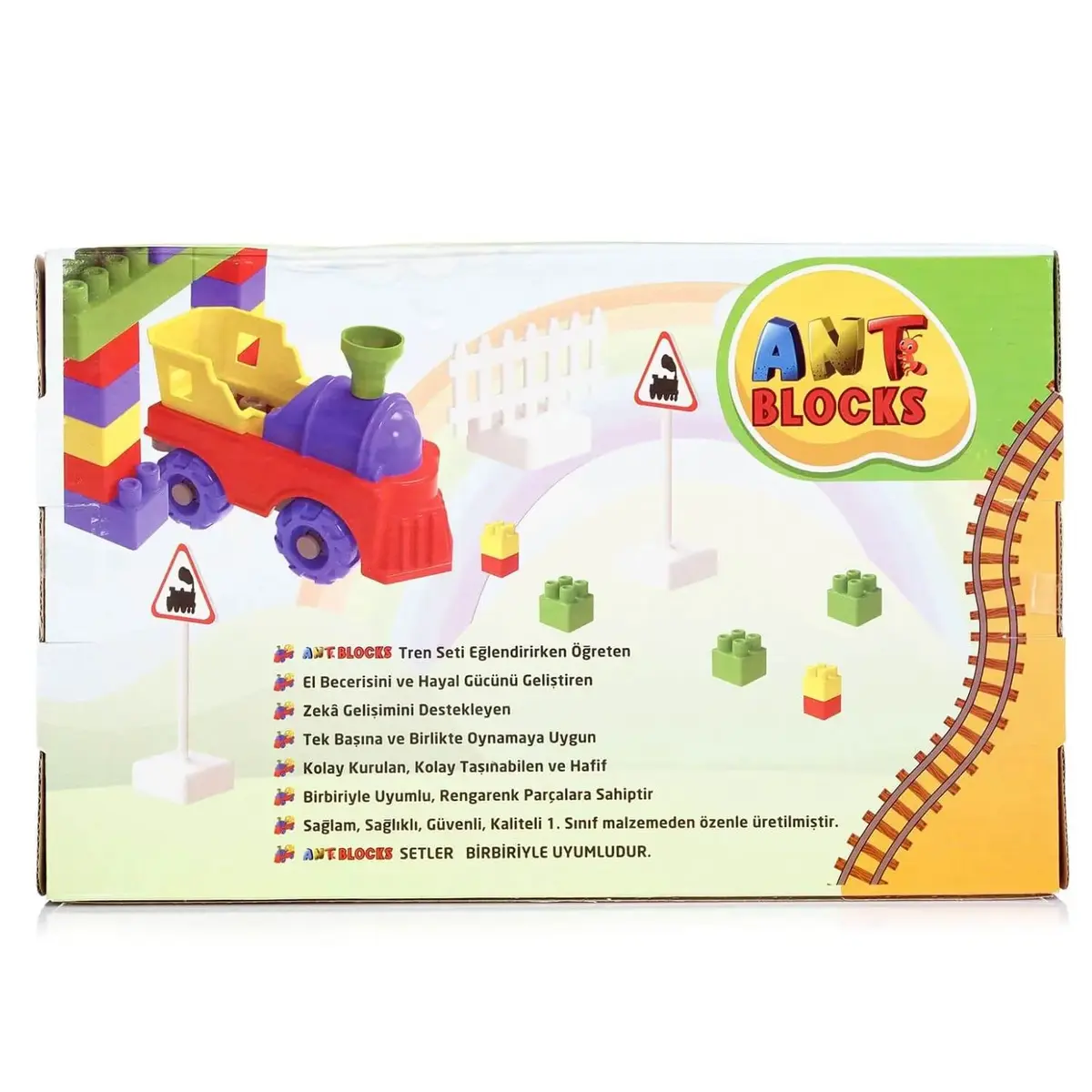 Ant Blocks İstasyon Tren Seti