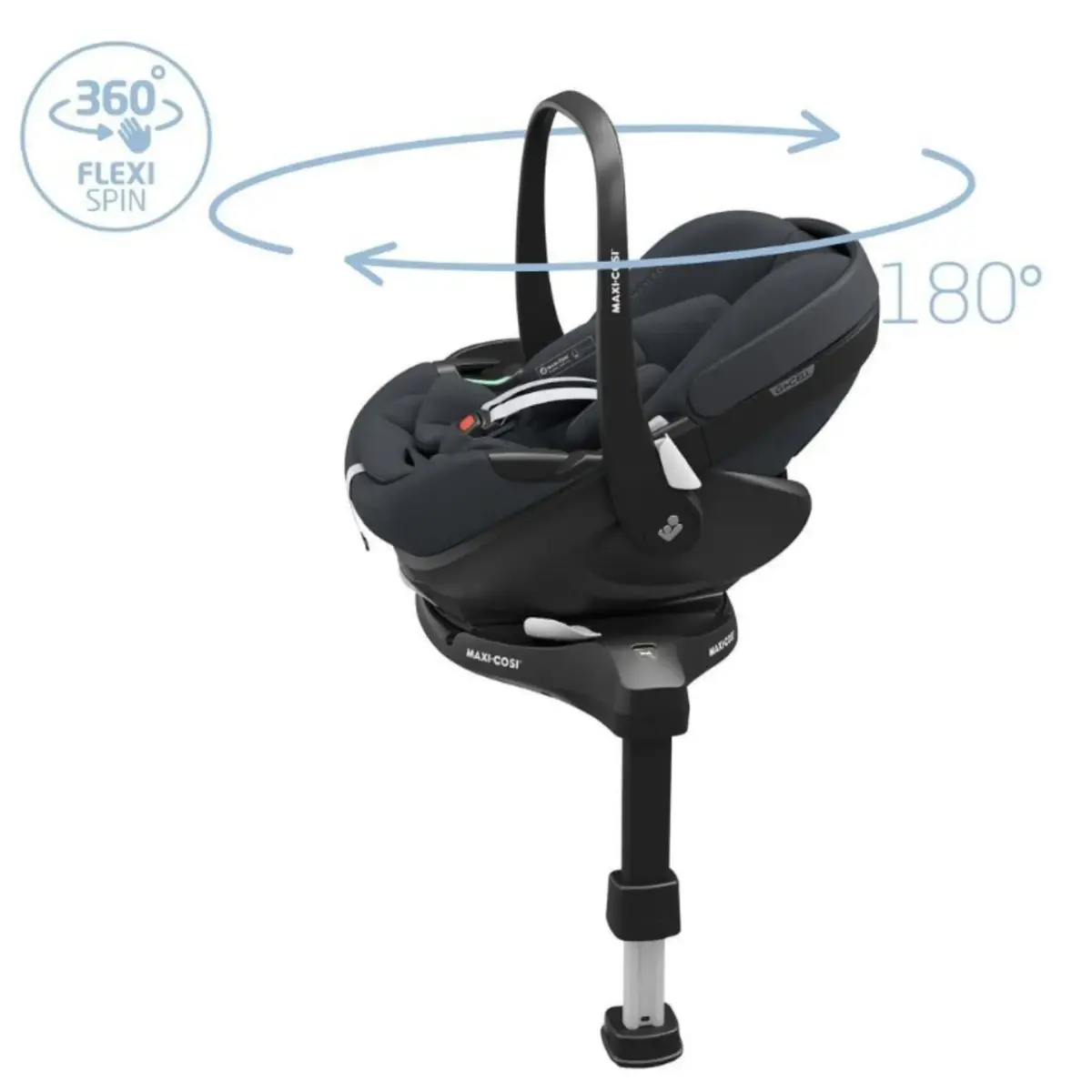 Maxi Cosi Pebble SlideTech Tam Yatabilen Oto Koltuğu 0-13 Kg Essential Graphite