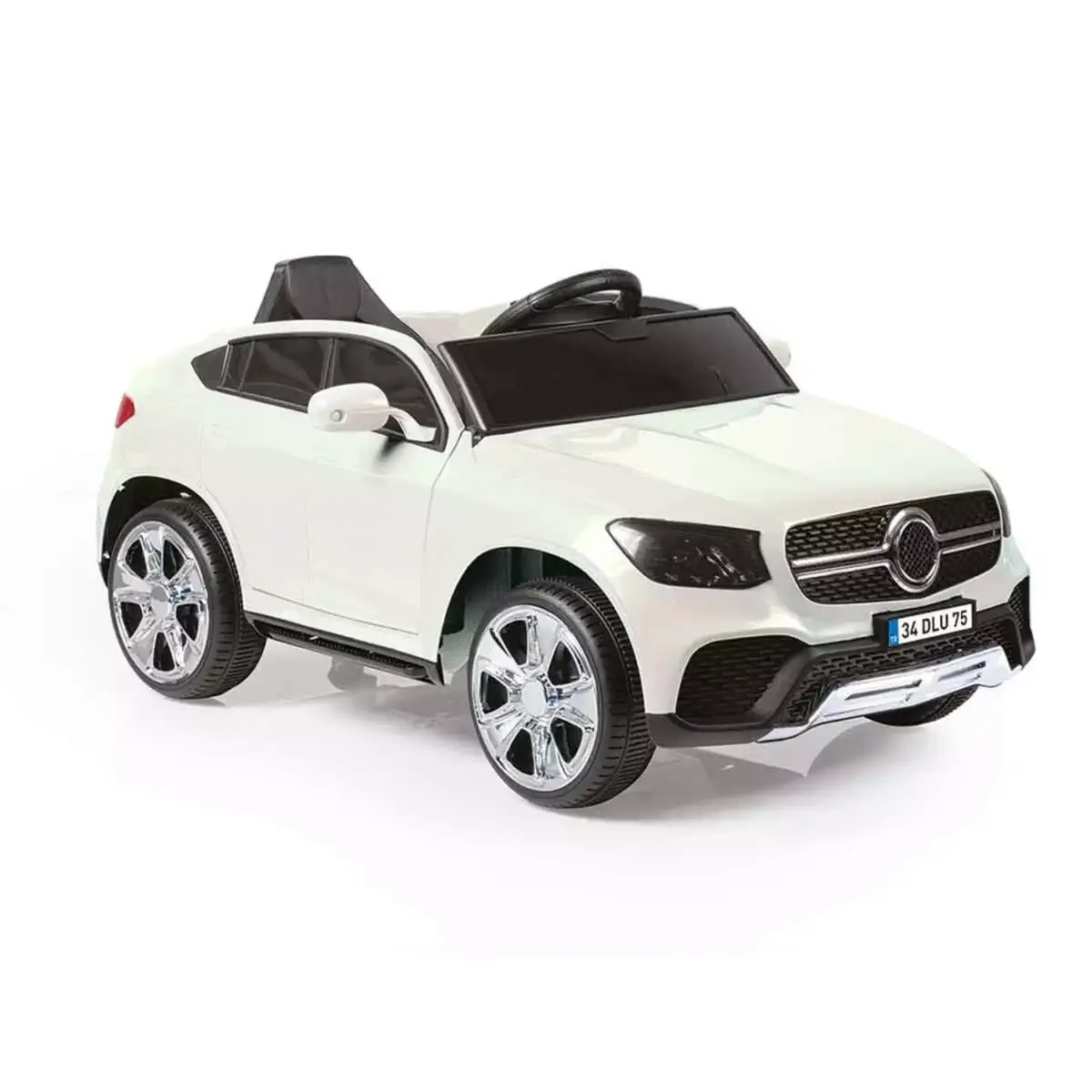 Dolu Grand SUV Akülü Araba Uzaktan Kumandalı 12V Beyaz