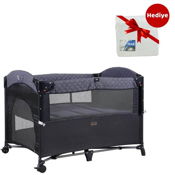 Prego 8041 Miami Basic Anne Yanı Oyun Parkı 70x110 cm Füme
