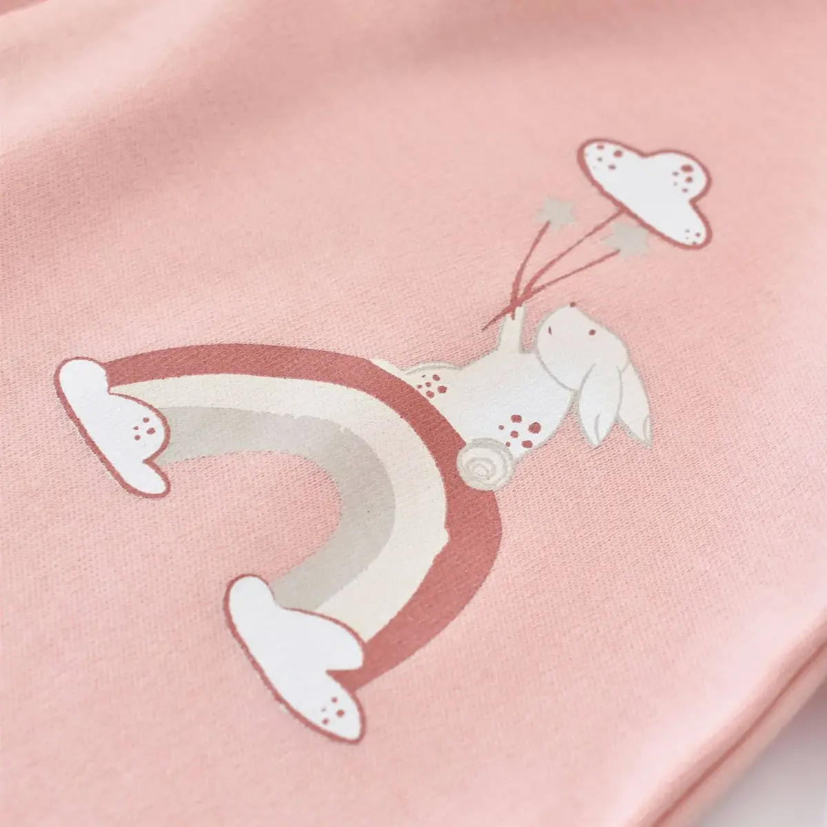 Bibaby Organik Tulum Live Color Rabbit Somon