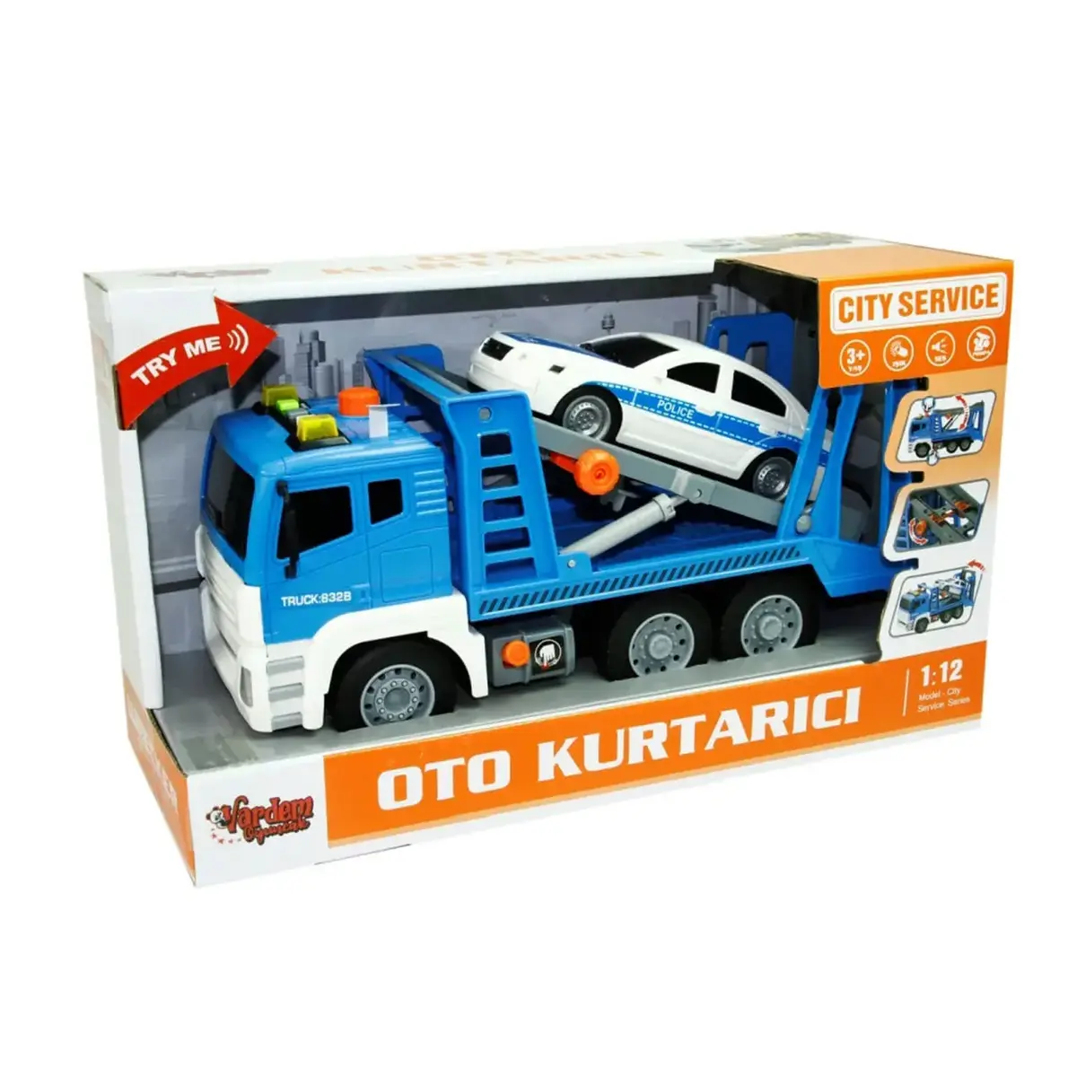 Sürtmeli Sesli Işıklı Oto Kurtarıcı 1:12