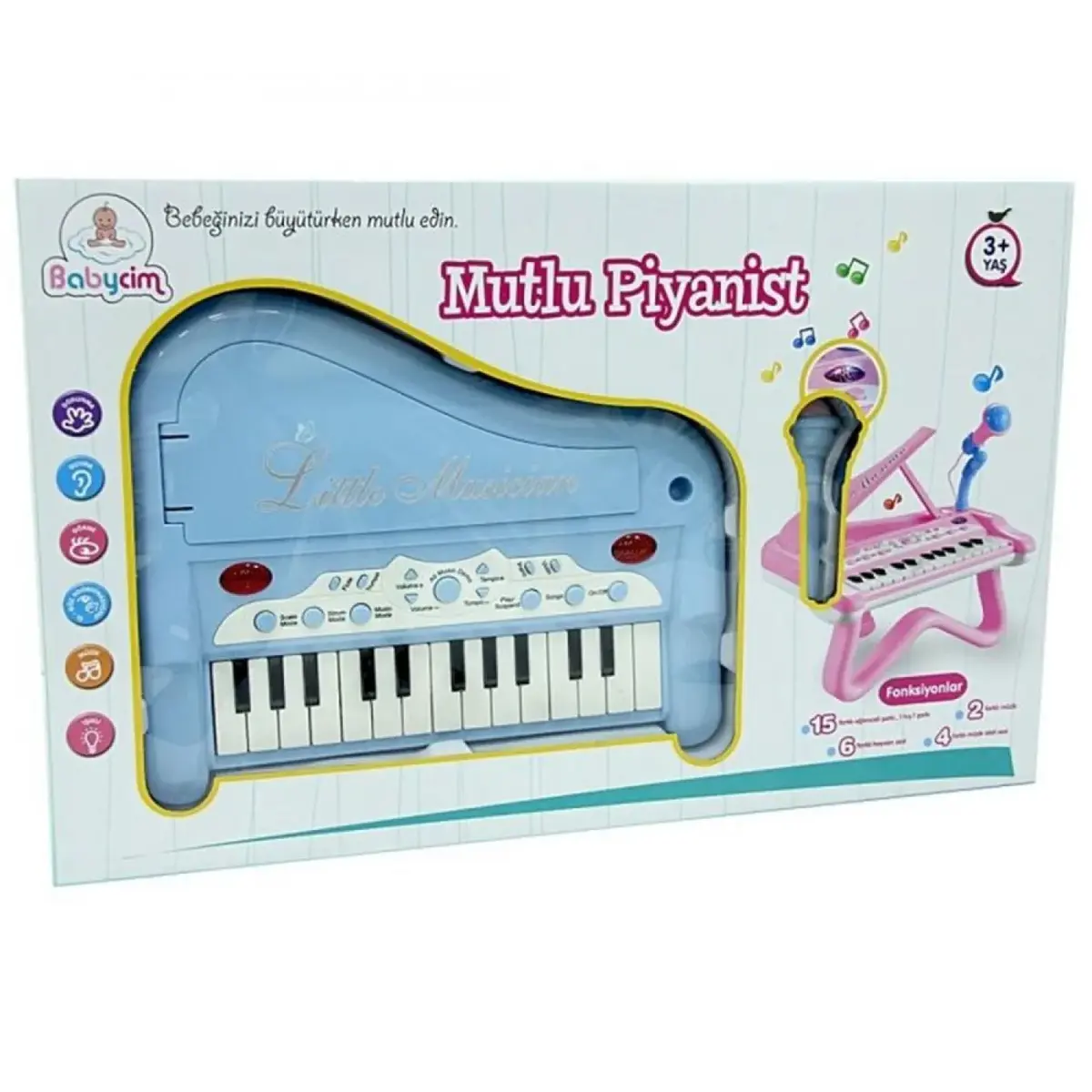 Mikrofonlu Ayaklı Piyano Seti