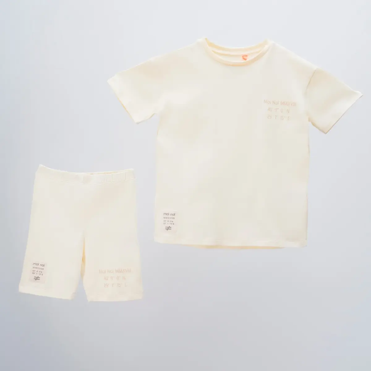 Moi Noi 2li Takım Taytlı Basic Bej