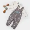 Bibaby Organik Salopet Brave Lion Ekru - Turkuaz