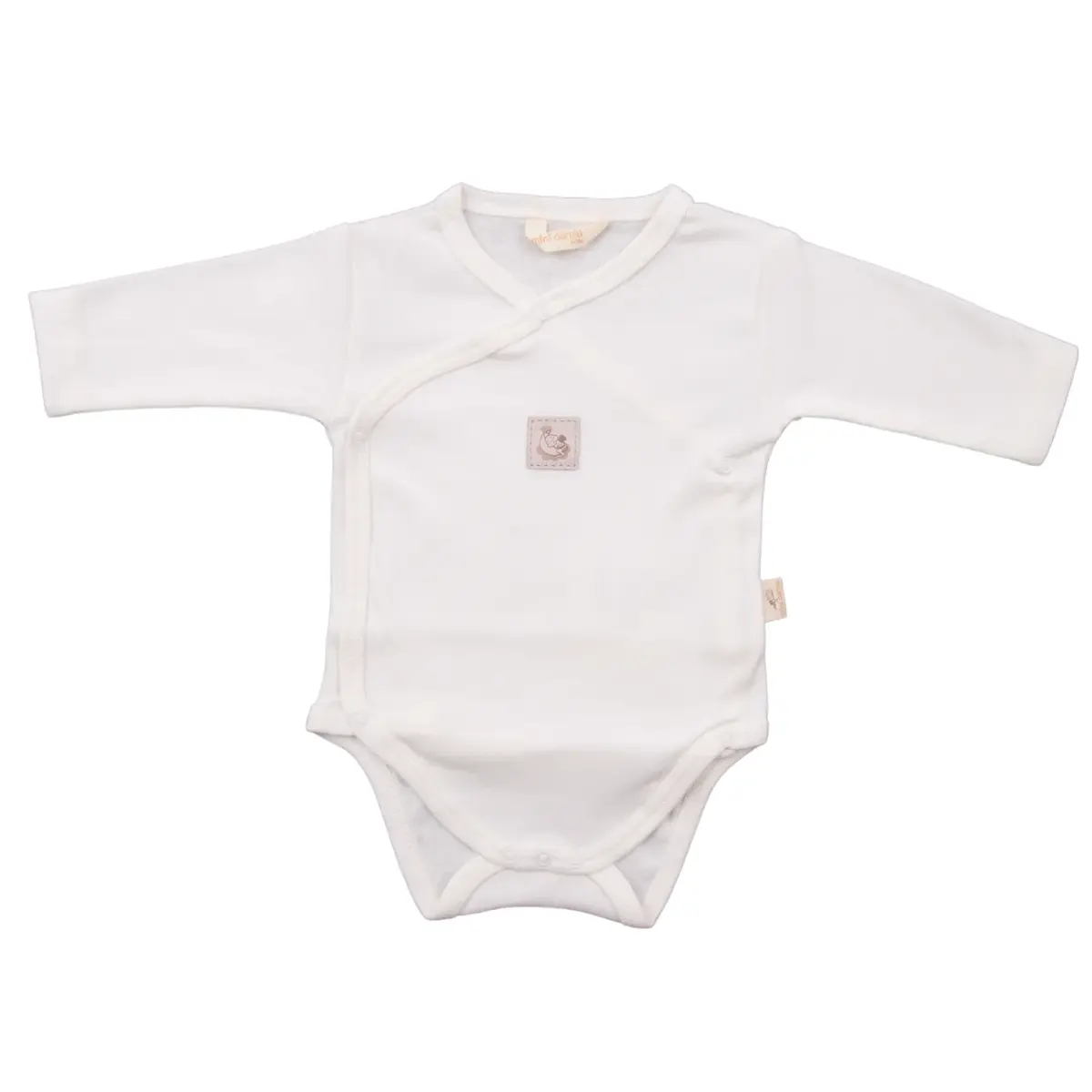 Mini Damla Body Uzun Kol Kruvaze Armalı Ekru Mini Damla Body Uzun Kol Kruvaze Armalı Ekru