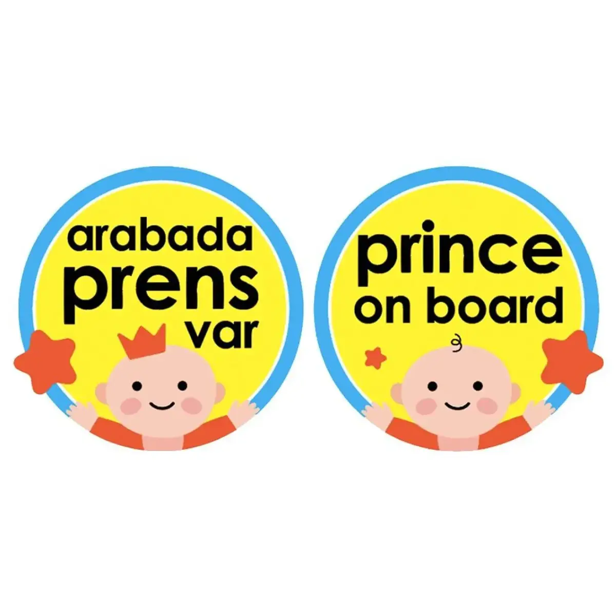 Babyjem Arabada Prens Var Mavi